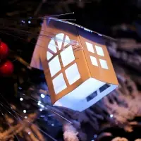 Венок фиброоптический &laquo;Заснеженный&raquo;, d=50 см, 8 режимов