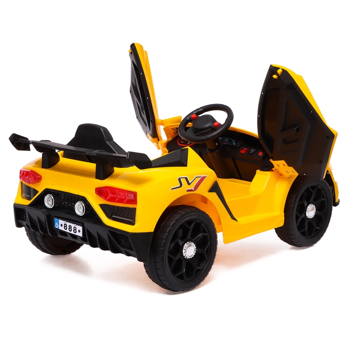 Электромобиль &laquo;Ламбо&raquo;, 2 мотора, цвет желтый