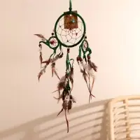 Ловец снов "Пять зеленых колец" 0,7х15х40 см