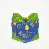 Тарелка плоская новогодняя &laquo;Волшебного года&raquo;, 15.1&times;17.3 см