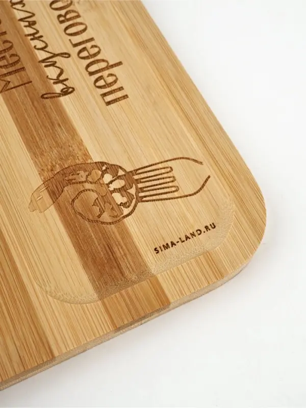 Менажница прямоугольная &laquo;Вилочки&raquo;, бамбук