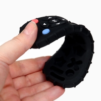 Прорезыватель силиконовый для зубов &laquo;Пульт от телевизора&raquo;, от 0 мес., чёрный