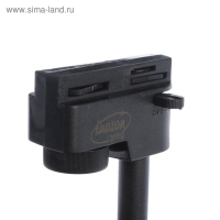 Трековый светильник Luazon Lighting под лампу Gu10, цилиндр, корпус черный