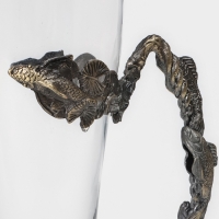 Пивной бокал 500 мл "Рыбы", подарочный, бронза