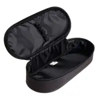 Пенал-футляр 95 х 205 х 45 мм, мягкий, текстильный, Calligrata, ПМК 27-20 резинка на клапане,"Пиксели"