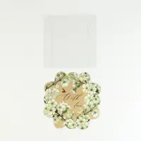 Коробка для печенья, кондитерская упаковка с пластиковой крышкой, &laquo;Пчёлка&raquo;, 10.5 х 10.5 х 3 см