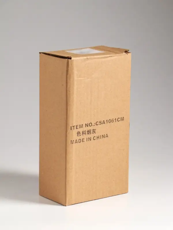 Ваза стекло настольная "Эйми" 20х11 см, серый