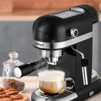 Кофеварка рожковая электрическая КТ-7115 - 1465 Вт - 1.4 л