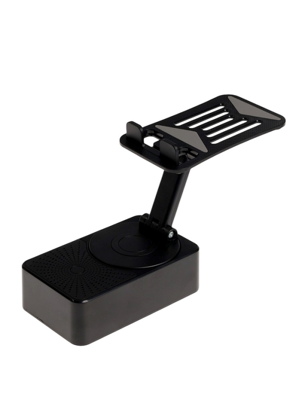 Портативная колонка 3 в 1 PS-50, держатель для телефона, power bank, 5 Вт, 1500 мАч, чёрная