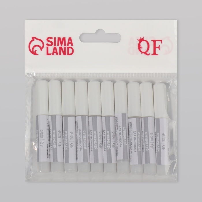 Клей для ногтей и дизайна, набор 10 шт, 2 гр