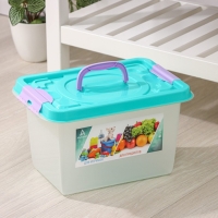 Бокс универсальный для игрушек и продуктов, 10 л, 35,9&times;24,2&times;21,1 см