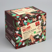 Гирлянда &laquo;Нить&raquo; 10 м с насадками &laquo;Шарики 1.5 см&raquo;, IP44, тёмная нить, 100 LED, свечение зелёное, 8 режимов, 220 В