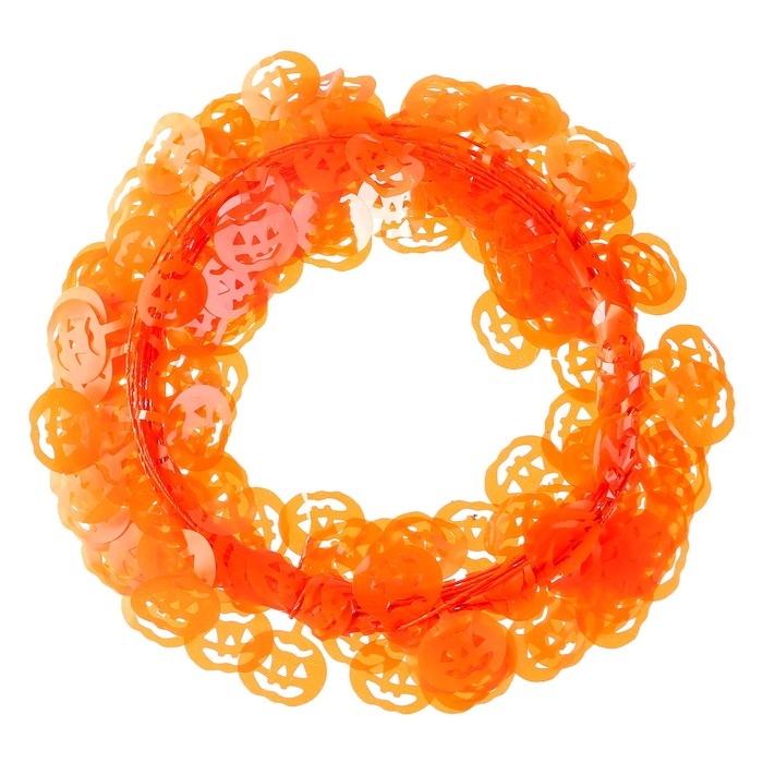 Карнавальный аксессуар-проволока &laquo;Тыква&raquo;, 7,2 метра