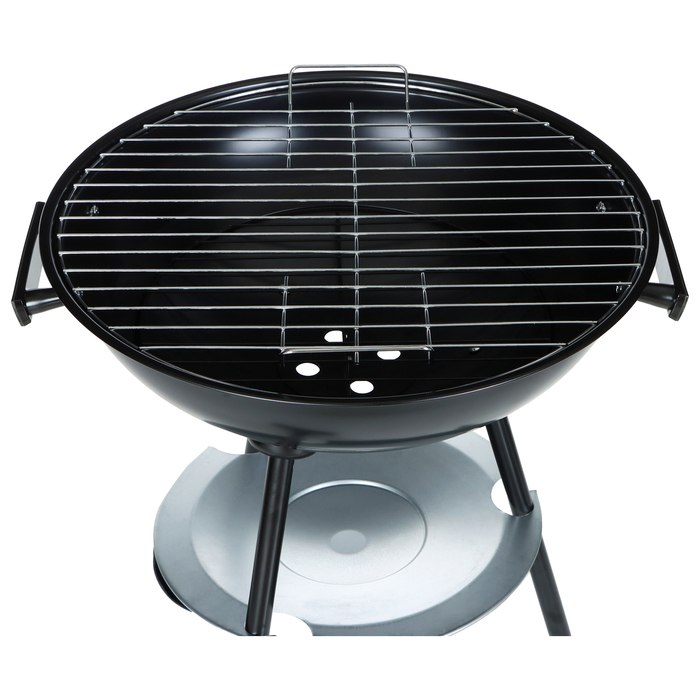 Барбекю с крышкой, на колёсах, d=44 см, h=65 см