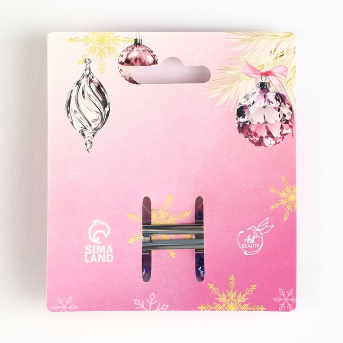 Заколка с шейкером новогодняя &laquo;Змейка&raquo;, на Новый год, 6 х 45 см