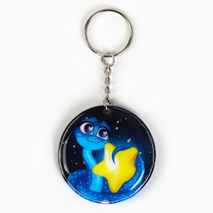 Новогодний брелок с фонариком для ключей &laquo;Новый год: Новогодняя ночь&raquo; 5 х 10 см