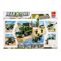 Конструктор 4 в 1 Военные &laquo;Современная техника&raquo;, 4 вида МИКС