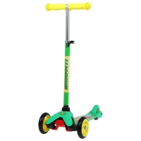 Самокат GRAFFITI &laquo;В лесу&raquo;, колёса PU 110/80 мм, ABEC 7, цвет зелёный