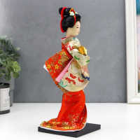 Кукла коллекционная "Гейша с веером" МИКС 27х9,5х9,5 см