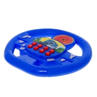 Музыкальный руль &laquo;Весело рулим&raquo;, работает от батареек, цвета микс