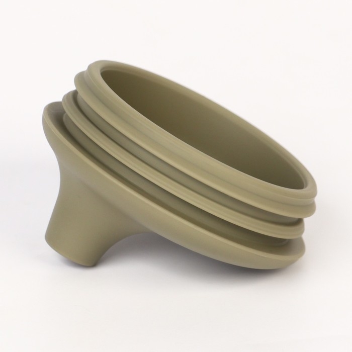 Поильник с трубочкой детский силиконовый &laquo;Try again&raquo;, 200 мл., с ручками, цвет зеленый