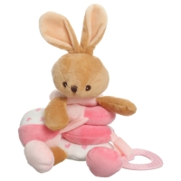 Растяжка - спираль с игрушками дуга на коляску / кроватку для малышей &laquo;Зайка&raquo;, Mum&Baby