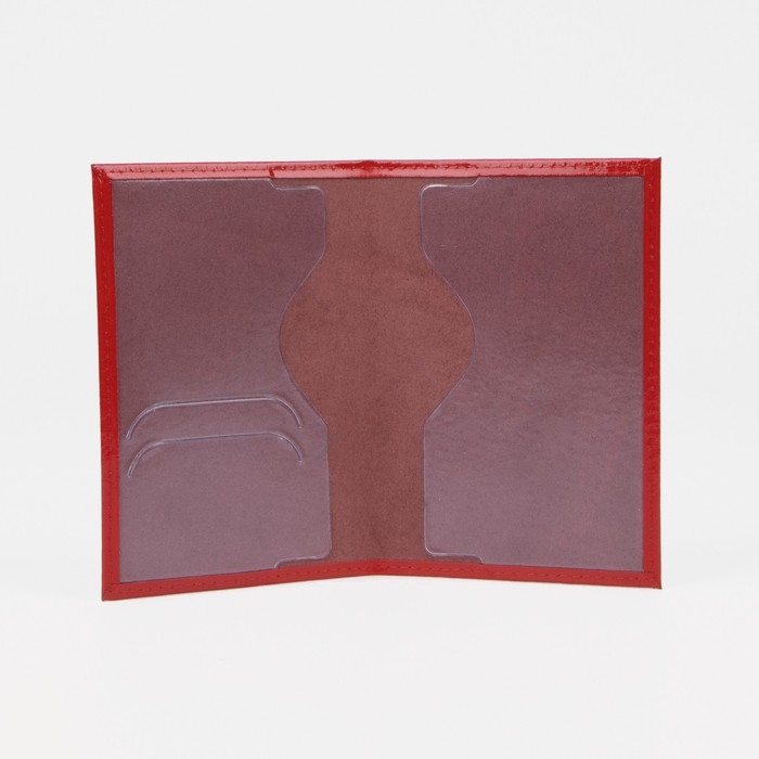 Обложка для паспорта, цвет красный