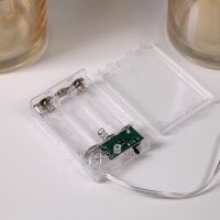 Светодиодная фигура &laquo;Бант&raquo; 27.5 &times; 30 см, металл, батарейки ААх2 (не в комплекте), свечение тёплое белое