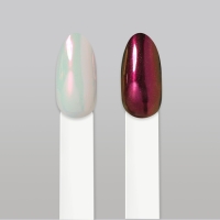 Втирка для ногтей, с аппликатором, цвет металлик