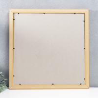 Фоторамка пластик 40х40 см, золото (пластиковый экран)