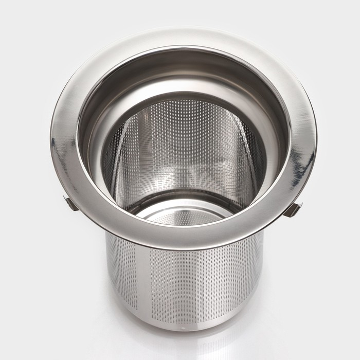 Чайник стеклянный заварочный Magistro &laquo;Шейди&raquo;, 350 мл, с металлическим ситом, пластиковая колба