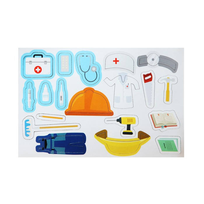 Магнитная игра &laquo;Одевашки. Профессии&raquo;