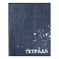 Комплект тетрадей из 4 штук, 96 листов в клетку Calligrata "Джинс", обложка мелованный картон, блок офсет