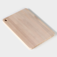 Доска разделочная с канавкой, 33&times;22&times;1,5 см, берёза