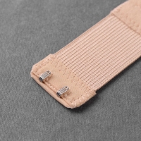 Застёжка-удлинитель для бюстгальтера, 3 ряда 2 крючка, 3,2 &times; 10,5 см, 5 шт, цвет бежевый