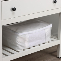 Кофр для хранения вещей LaDо́m, 45&times;30&times;20 см, цвет белый