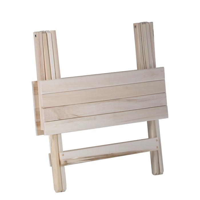 Стол складной, 80&times;60&times;75см, из липы