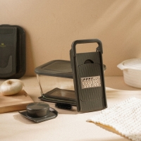 Овощерезка универсальная SL Home &laquo;Оливковая роща&raquo;, 9 в 1, стекло, цвет оливковый