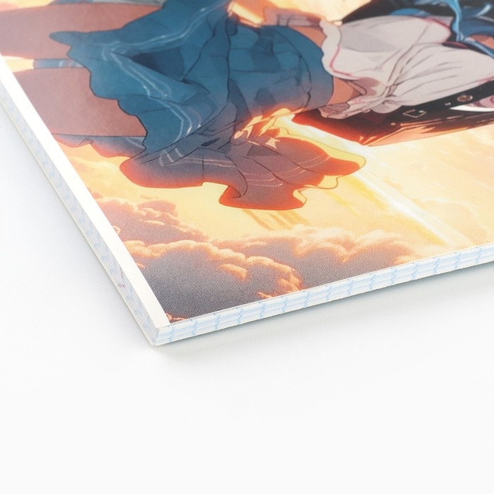 Тетрадь предметная А5, 48 л на скрепке &laquo;1 сентября: Аниме.Физика&raquo; ВД лак