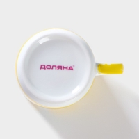 Набор детской посуды из керамики Доляна &laquo;Слонёнок&raquo;, 3 предмета: кружка 230 мл, миска 400 мл, тарелка d=18 см