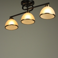 Люстра "Рендо" 3хЕ27 40Вт черно-бронзовый 61х15х23 см