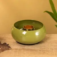 Подсвечник на 1 свечу на магнитах "Авокадо" 7,5х7,5х3,5 см