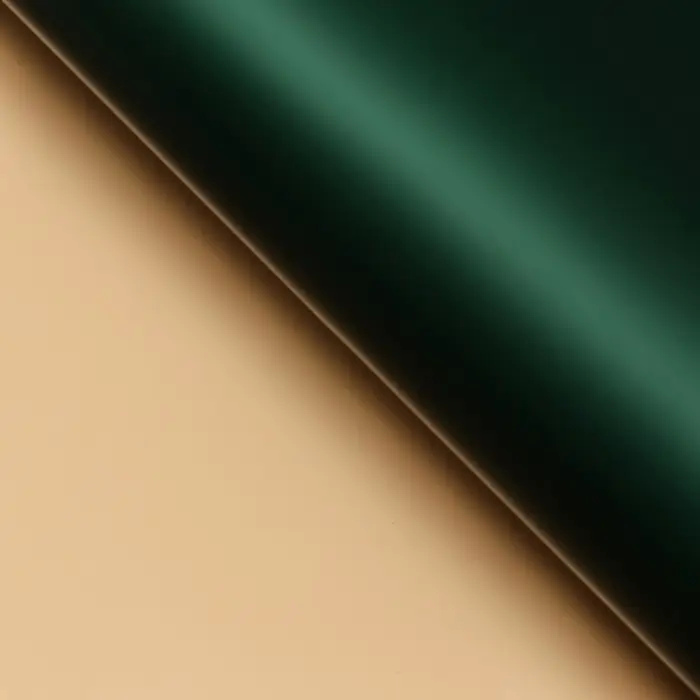 Пленка для цветов, &laquo;Золотая сторона&raquo;, 57&times;57 см &plusmn;1 см зелёная сосна