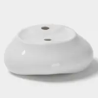 Блюдо Hanna Kn&ouml;vell, d=15 см, фарфор, белое