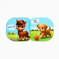 Новогодний набор книжек для ванны, 12х12, Крошка Я