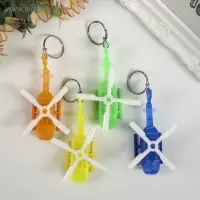 Фонарик брелок для ключей на кольце &laquo;Вертолёт&raquo;, 4.5&times;8.2&times;3.5 см, МИКС