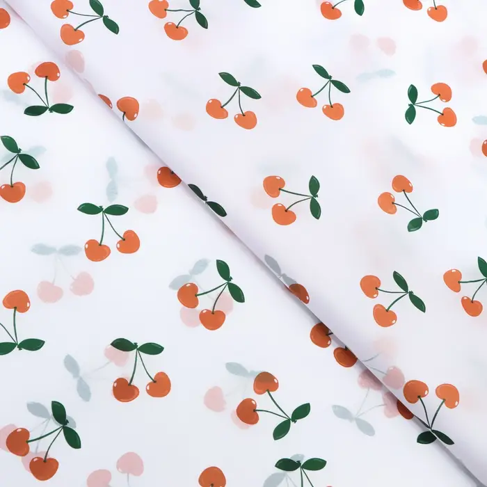 Бумага упаковочная тишью, &laquo;Вишня&raquo;, 50 см &times; 70 см 17 грамм