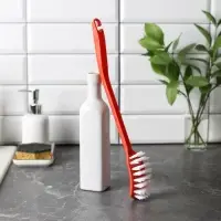 Щётка для труднодоступных мест на длинной ручке, 35 см, МИКС