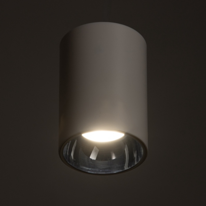 Светильник "Рулл" GU10 10Вт бело-серебристый 7,3х7,3х10,3 см