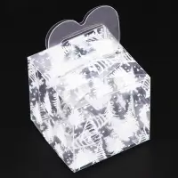 Коробка подарочная новогодняя складная ПВХ &laquo;Новый год&raquo; 5&times;5&times;5 см